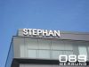 Lichtwerbung
Schlafzimmer STEPHAN in Freiham bei Mnchen. 
Beleuchtung LED Leuchtbuchstaben.