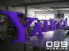 YAHOO! Leuchtbuchstaben Profil 8 von 089 Werbung in Mnchen.