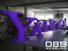 YAHOO! Leuchtbuchstaben Profil 8 von 089 Werbung in München.