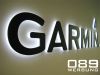 GARMIN in Garching bei MÃ¼nchen.
Leuchbuchstaben Vollacryl mit LED.